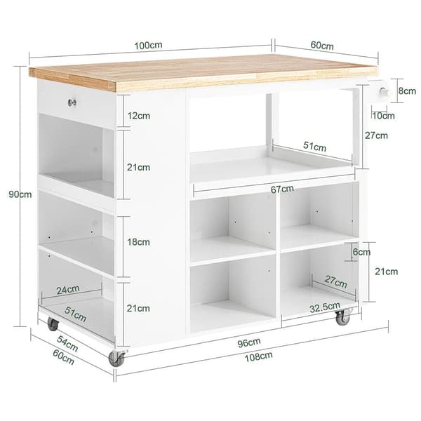 Köksö, FKW97-WN, 108x60x96 cm, Vit