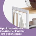 Miniatyrbillede 2 af 5: Køkkenskab, VASAGLE, 35x80x93.5 cm, Gylden Eg-Hvid