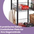 Miniatyrbild 3 av 5: Kökshylla, VASAGLE KKS96X, 80x35x95 cm, Mörkbrun