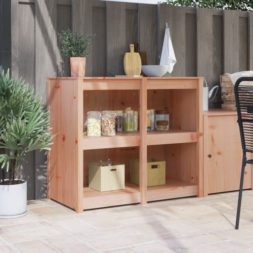 Utomhuskök Cabinet 106x55x92 cm Massiv Trä Douglasfuru