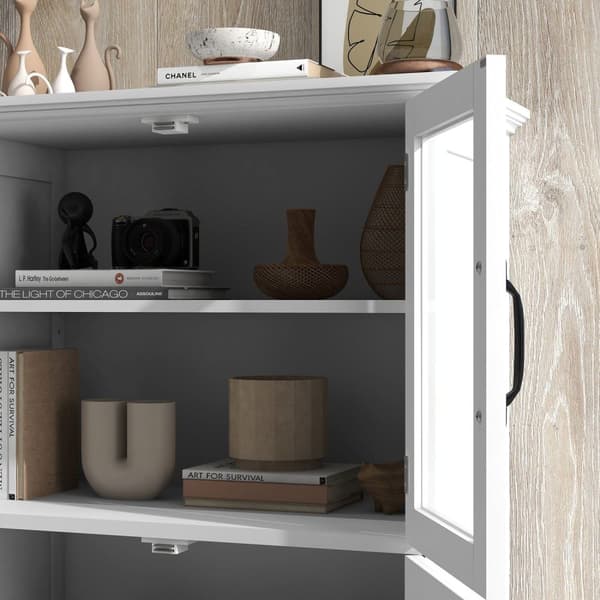 Rootz Kitchen Buffet Cabinet - Closet - Storage Unit - Moderne design - 60 cm x 30 cm x 110,5 cm