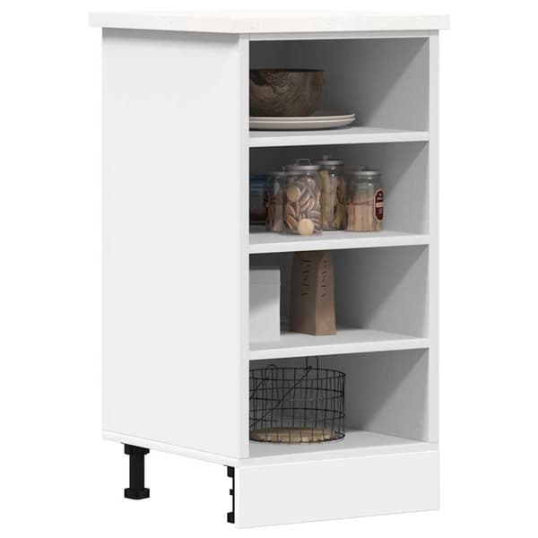 Underskåp vit 40x44,5x81,5 cm konstruerat trä