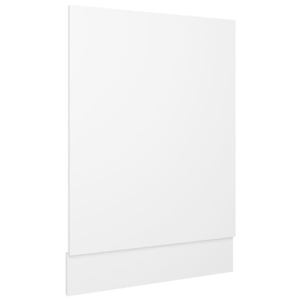 Front för diskmaskin vit 45x3x67 cm konstruerat trä