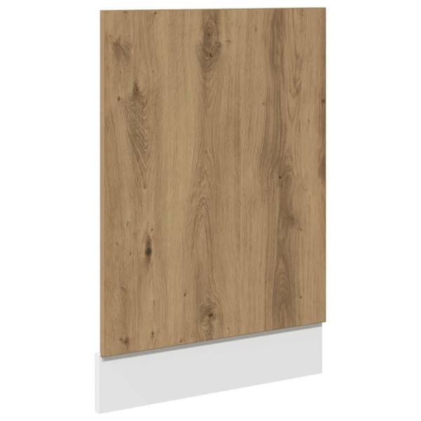Front för diskmaskin artisan ek 45x3x67 cm konstruerat trä