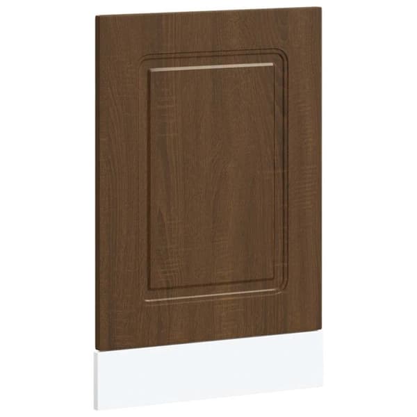 Diskmaskinspanel Kalmar brun ek 45x1,5x67 cm konstruerat trä