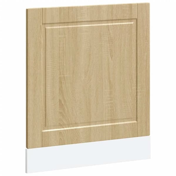 Diskmaskinspanel Porto sonoma-ek 60x1,5x67 cm konstruerat trä