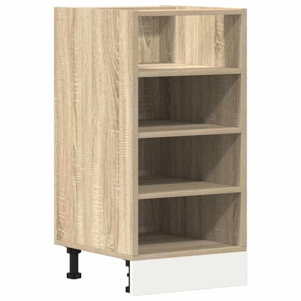 Underskåp sonoma-ek 40x44,5x81,5 cm konstruerat trä