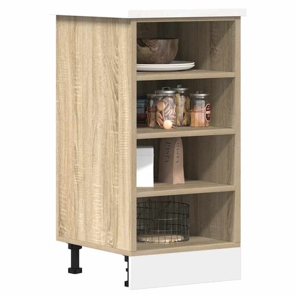 Underskåp sonoma-ek 40x44,5x81,5 cm konstruerat trä