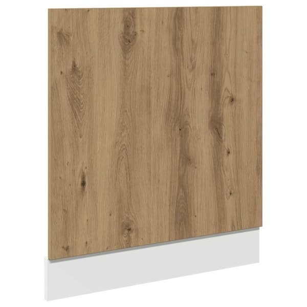 Front för diskmaskin artisan ek 60x1,5x67 cm konstruerat trä