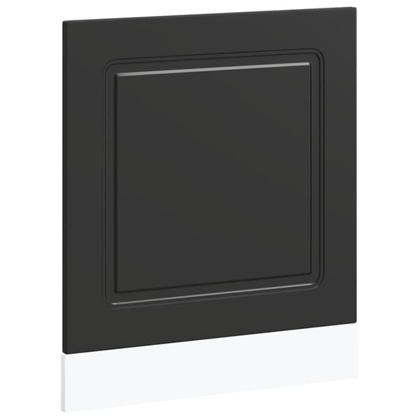 Diskmaskinspanel Kalmar svart 60x1,5x67 cm konstruerat trä