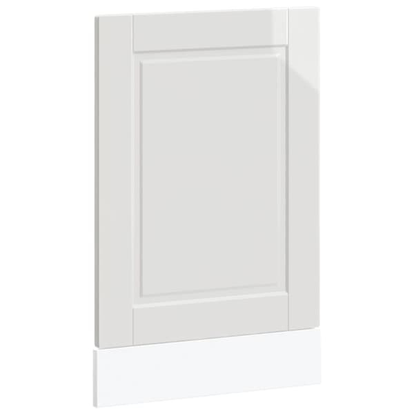 Diskmaskinspanel Porto högglans vit 45x1,5x67cm konstruerat trä
