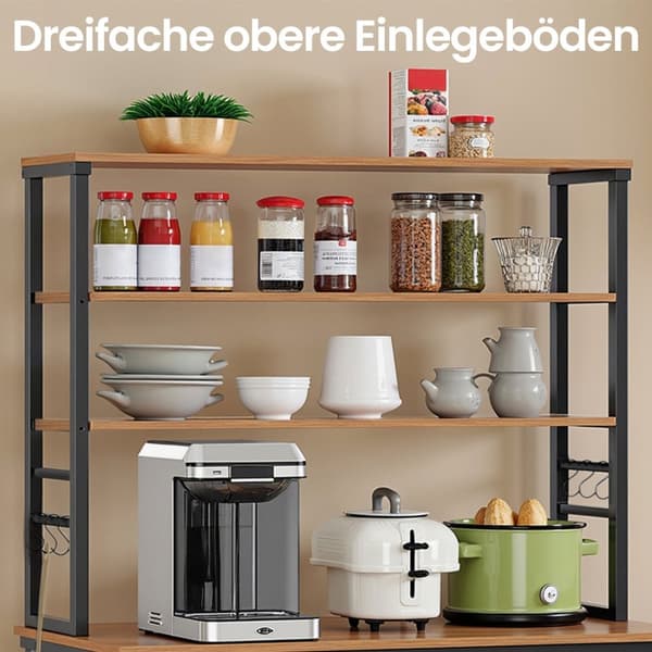 KitchenPlank - Industrial - Vintage Brown - Svart