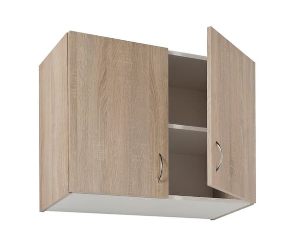Yhden hengen 80 x 60 Sonoma Oak -riippukeittiön kaappi