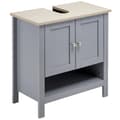Miniatyrbillede 1 af 4: Badeværelsesskab, MDF materiale, justerbart hyldeplads