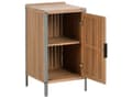 Miniatyrbilde 5 av 11: Utekjøkkenskap i Brunt Akasietre 2 Hyller 1 Dør med Topp 50 x 50 x 92 cm Hagekjøkken Spisestue