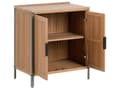 Miniatyrbilde 5 av 11: Utekjøkkenskap i Brunt Akasietre 2 Hyller 2 Dører Skap med Topp 50 x 80 x 92 cm Hagekjøkken Spisestue