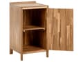 Miniatyrbilde 5 av 11: Utendørs kjøkkenskap Brun Akasietre 50 x 50 x 90 cm 2 hyller 1 dør Utekjøkken Hage