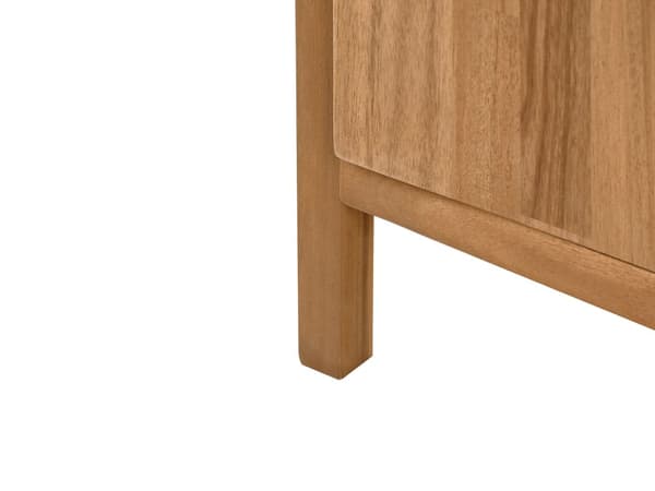 Utendørs kjøkkenskap Brun Akasietre 50 x 50 x 90 cm 2 hyller 1 dør Utekjøkken Hage