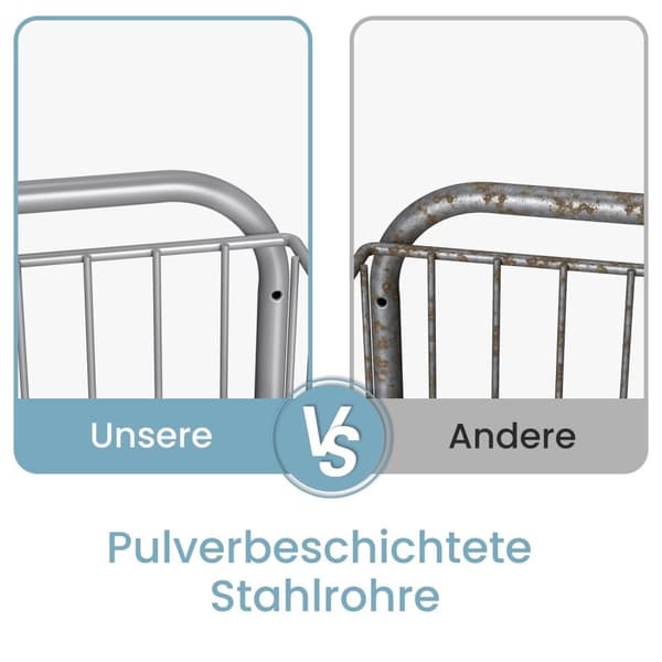Rootz Kitchen Organizer Shelf - Kitchen Rack - Order System - Hållbart stål - 21x36.5x33.7 cm Stor korg - Silverfinish