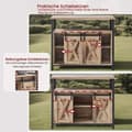Miniatyrbild 5 av 6: Rootz Sideboard - Kökskåp - förvaringsskåp - Hållbar stålram - 33 cm x 100 cm x 80 cm