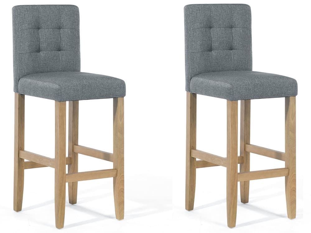 Barstol 2 st grå MADISON