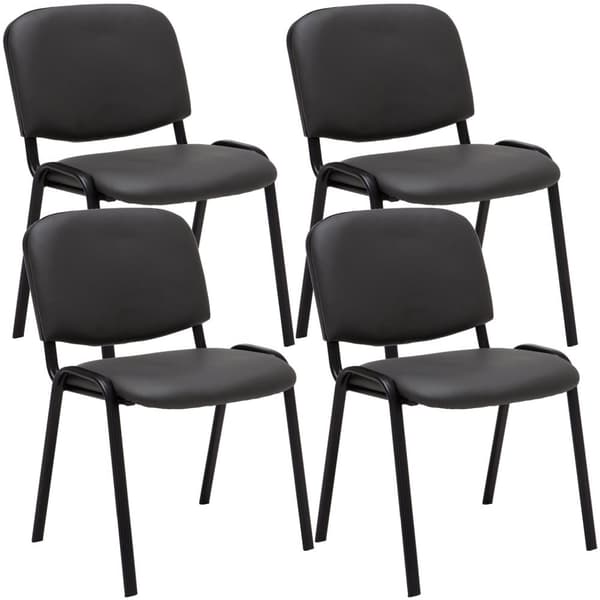 CLP 4-Pack Receptionsstol Ken Kunstlæder