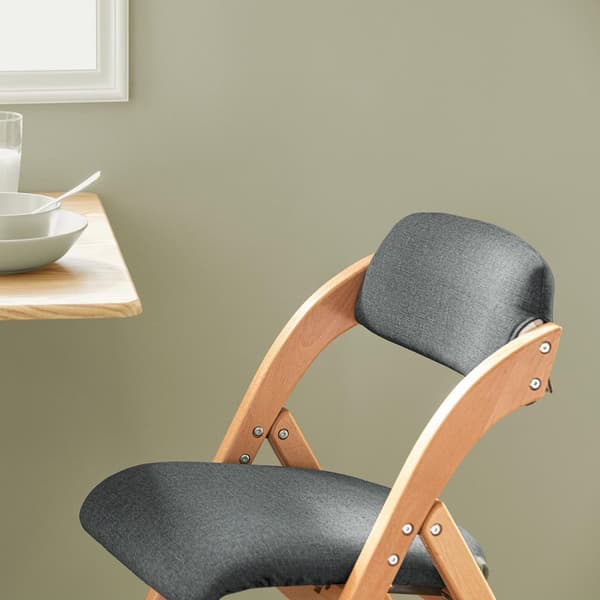 Sammenklappelig Stol, FST92-SG, 47x60x77 cm, Brun