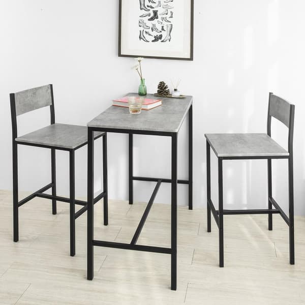 Barstol, FST53-HGx2, Siddehøjde 67 cm Sædedybde 41 cm, Grå
