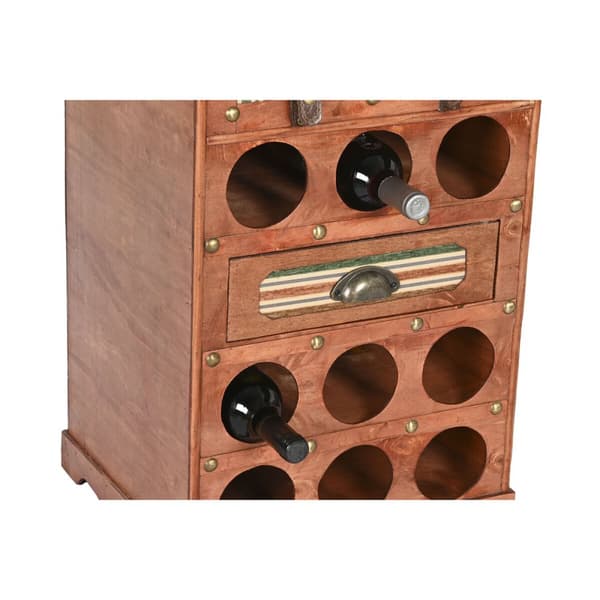 Flaskereol Home ESPRIT Brun Poppel 40 x 35,5 x 71 cm