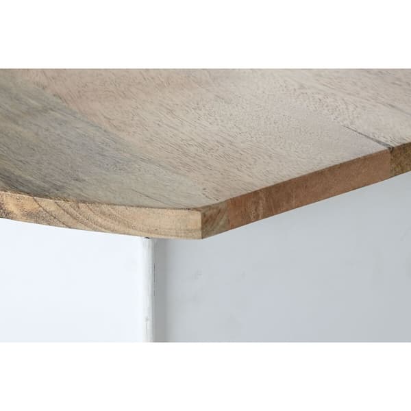 Barskåp Home ESPRIT Vit Brun Turkos 157 x 52 x 90 cm