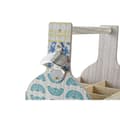 Miniatyrbillede 2 af 3: Flaskereol DKD Home Decor 27 x 16,5 x 25 cm Blå Turkisblå Træ MDF (2 enheder)