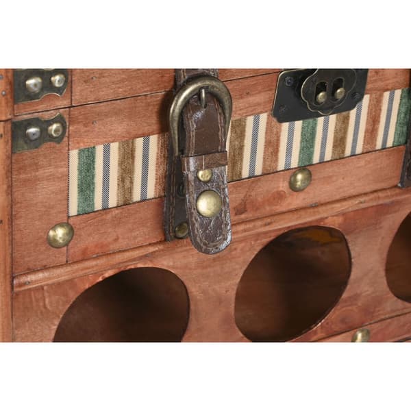 Flaskereol Home ESPRIT Brun Poppel 40 x 35,5 x 71 cm