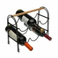 Miniatyrbilde 2 av 2: Flaskestativ Versa Metall Tre Stål (14 x 27,5 x 32,7 cm)