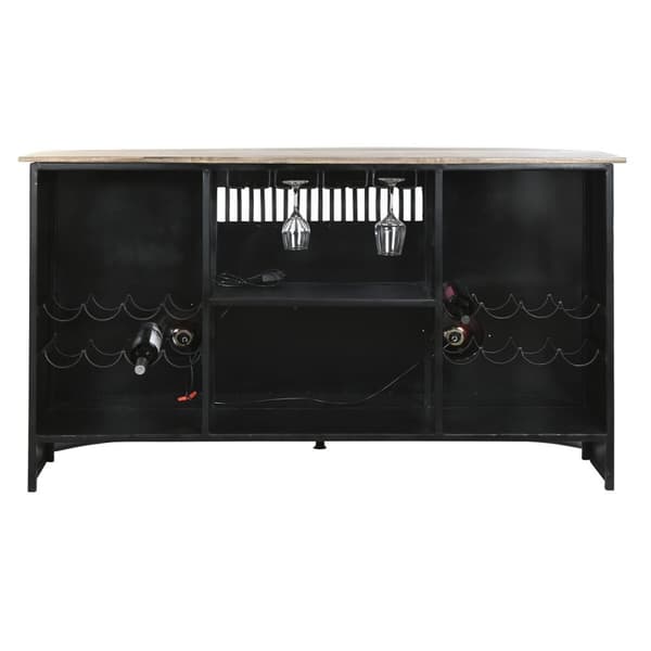 Barmøbler DKD Home Decor Hvit Brun Svart 157 x 52 x 90 cm BAR