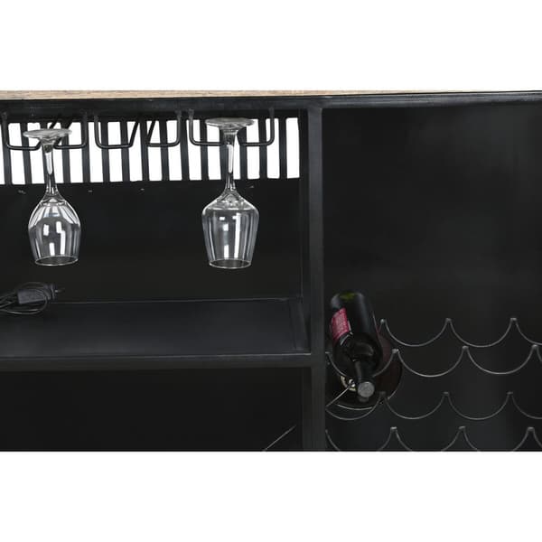 Baarikalusteet DKD Home Decor Valkoinen Ruskea Musta 157 x 52 x 90 cm BAR