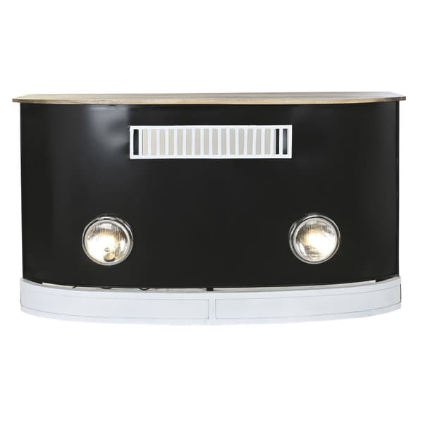 Baarikalusteet DKD Home Decor Valkoinen Ruskea Musta 157 x 52 x 90 cm BAR