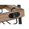 Miniatyrbilde 7 av 7: Flaskestativ Home ESPRIT Svart Naturell 35 x 25 x 75 cm