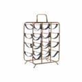 Miniatyrbillede 1 af 2: Flaskereol DKD Home Decor 37 x 23,5 x 54 cm Metal Kobber Polyuretan