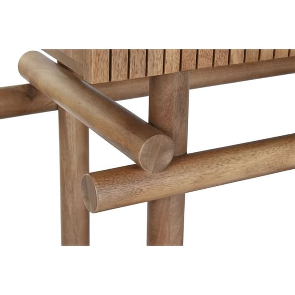 Flaskställ Home ESPRIT Naturell 90 x 45 x 156 cm