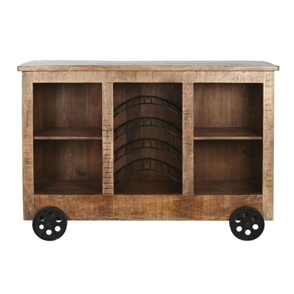 Barmøbler Home ESPRIT Svart Naturell 145 x 53 x 100 cm