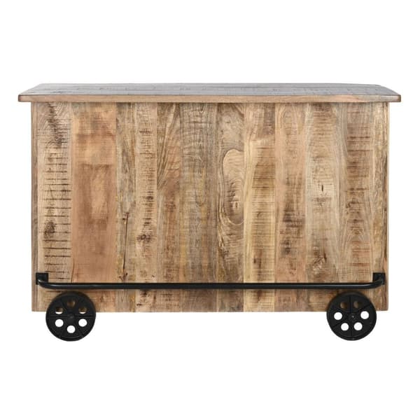 Barmøbler Home ESPRIT Svart Naturell 145 x 53 x 100 cm