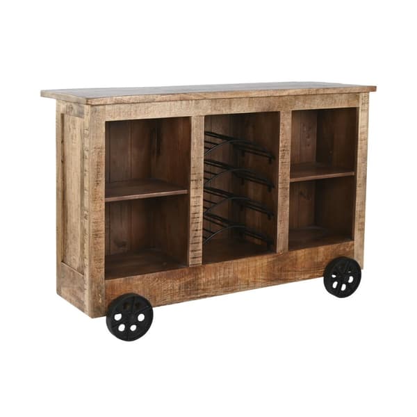 Barmøbler Home ESPRIT Svart Naturell 145 x 53 x 100 cm