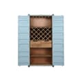 Miniatyrbillede 4 af 10: Flaskereol Home ESPRIT Turkisblå Metal Træ MDF 76,5 x 39,5 x 157,5 cm