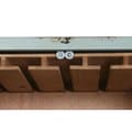 Miniatyrbillede 8 af 10: Flaskereol Home ESPRIT Turkisblå Metal Træ MDF 76,5 x 39,5 x 157,5 cm