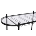Miniatyrbillede 4 af 7: Flaskereol Home ESPRIT Sort Natur Metal Gran 90 x 36 x 150 cm