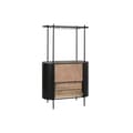 Miniatyrbillede 2 af 7: Flaskereol Home ESPRIT Sort Natur Metal Gran 90 x 36 x 150 cm