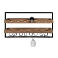 Miniatyrbillede 2 af 6: Flaskereol Home ESPRIT Sort Natur 65 x 25 x 35 cm