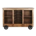 Miniatyrbillede 9 af 9: Bar-møbler Home ESPRIT Sort Natur 145 x 53 x 100 cm