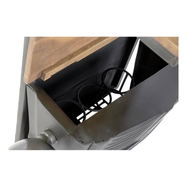 Pulloteline DKD Home Decor Auto Akaasia Rauta Tumman harmaa (83 x 30 x 104 cm)