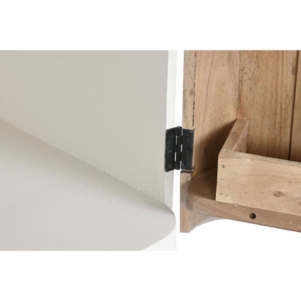Flaskereol Home ESPRIT Hvid Natur 85 x 50 x 100 cm